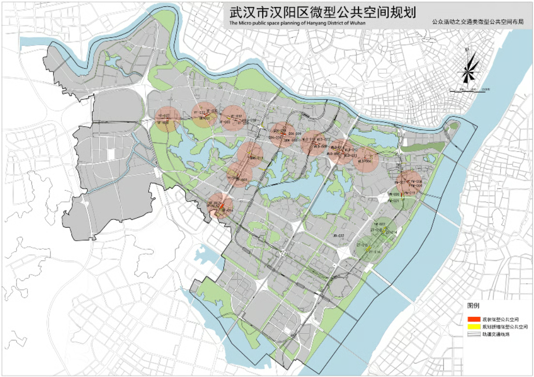 Planned sites of transport-related micro-scale public spaces