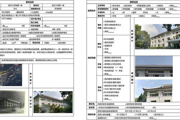 武汉市武昌区建国后(1949-1978)优秀历史建筑调查研究
